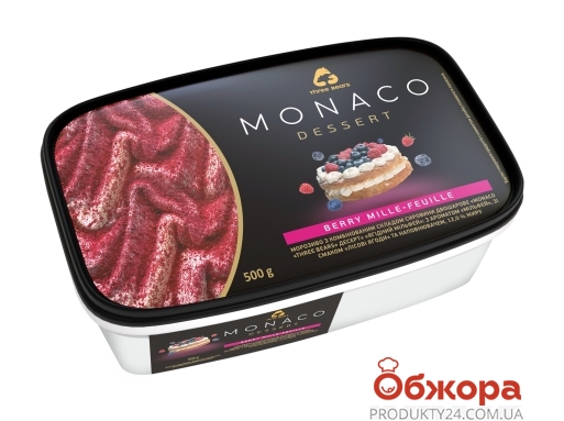 Морозиво Ягідний мілфей Monaco 500 г – ІМ «Обжора»
