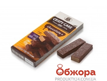 Торт вафельний Шоколад Бісквіт-шоколад CRISPY CAKE ХБФ 195 г – ІМ «Обжора»