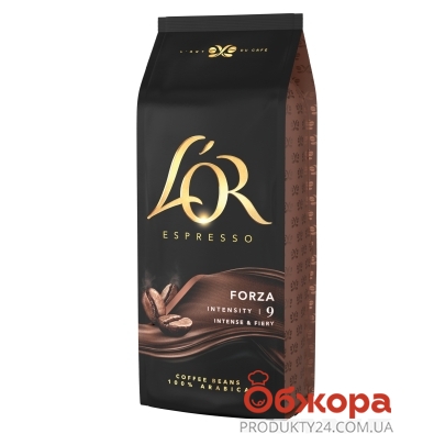 Кава Еспресо Форза зерно L`OR 1 кг – ІМ «Обжора»