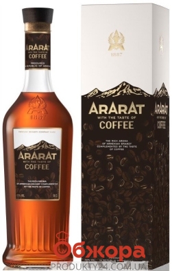 Алкогольний напій міцний 30% Ararat Coffee 0,5 л – ІМ «Обжора»