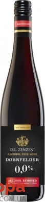 Вино красное б/алк Dr.Zenzen Dornfelder Alkoholfrei 0,75 л – ИМ «Обжора»