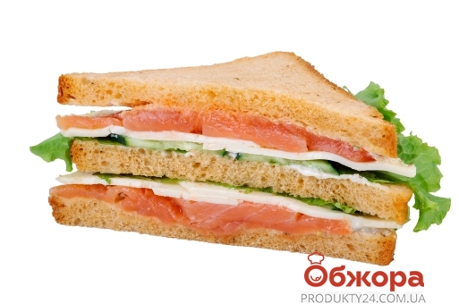 Клаб-сендвич с лососем – ИМ «Обжора»