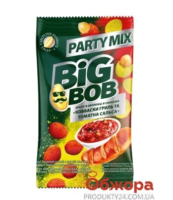 Арахис Колбаски гриль и томатная сальса в хрустящей оболочке Big Bob 80 г – ИМ «Обжора»