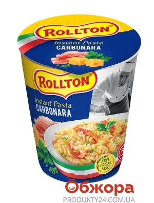 Макароны Instant pasta Carbonara Rollton 70 г – ИМ «Обжора»