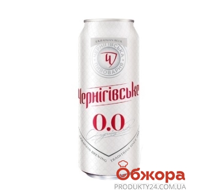 Пиво з/б безалкогольное Чернігівське 0,5 л – ИМ «Обжора»
