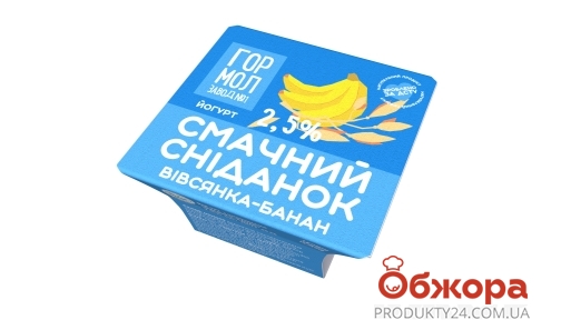 Йогурт Вівсянка-банан Міськмолзавод №1 2,5% 150 г – ІМ «Обжора»
