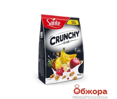 Сухий сніданок кранчі фрукти Sante 350 г – ІМ «Обжора»