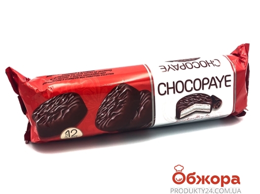 Печиво  маршмеллоу шоколад Choco Paye 216 г – ІМ «Обжора»