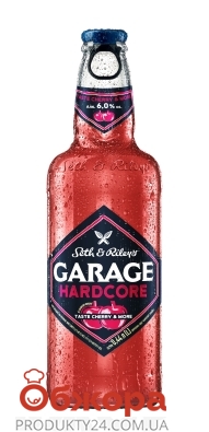 Напій сл/алк 6% Hardcore taste Cherry & More Garage 0,44 л – ІМ «Обжора»