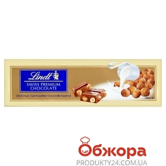 Шоколад Голд молочний лісовий горіх Lindt 300 г – ИМ «Обжора»