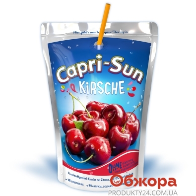 Напиток вишня CAPRI-SUN 0,2 л – ИМ «Обжора»