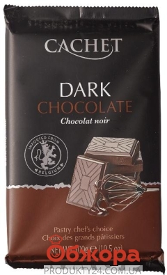 Шоколад  чорний Cachet 53% 300 г – ІМ «Обжора»