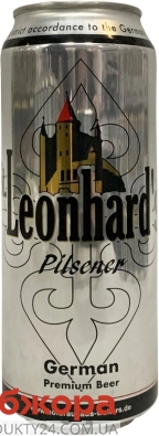 Пиво 4,9% Pilsener Leonhard`s 0,5 л – ИМ «Обжора»