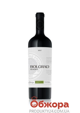 Вино бiле сухе Bolgrad Reserve Chardonnay 0,75 л – ІМ «Обжора»