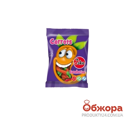 Жевательные конфеты без глютена морковь Jake 100 г – ИМ «Обжора»
