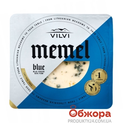 Сыр Мемел Блю 50% Литва 100 г – ИМ «Обжора»