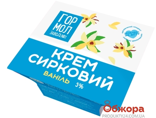 Сирковий крем Ваніль 5% Міськмолзавод №1 150 г – ІМ «Обжора»