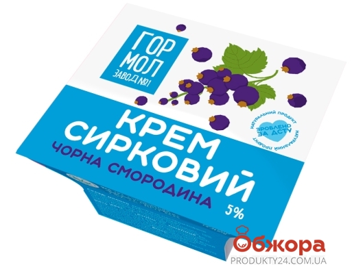 Сырковый крем 5% черная смородина Міськмолзавод №1 150 г – ИМ «Обжора»