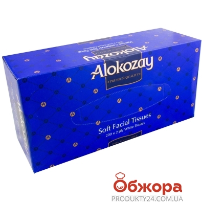 Салфетки бумажные гигиенические двухслойные Alokozay 200 г – ИМ «Обжора»