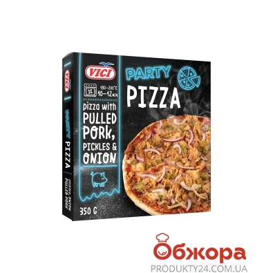 Заморожена піца свинина VICI Party Pizza 350 г – ІМ «Обжора»