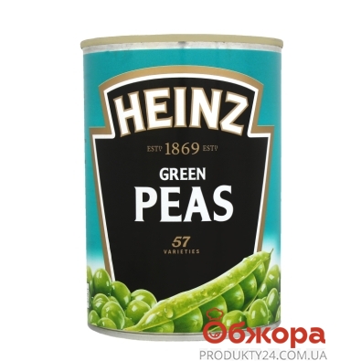 Горошек зеленый з/б Heinz 400 г – ИМ «Обжора»