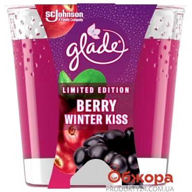 Свечка ароматизированная Glade Berry Winter Kiss – ИМ «Обжора»