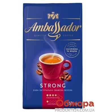 Кофе растворимый ск/б Strong Ambassador 190 г – ИМ «Обжора»