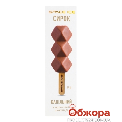 Десерт сырковый ванильный SPACE ICE 60 г – ИМ «Обжора»