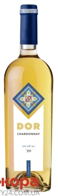 Вино  біле сухе Bostavan DOR Chardonnay 750 мл – ІМ «Обжора»