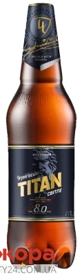 Пиво 8% світле Чернігівське Титан 1 л – ІМ «Обжора»
