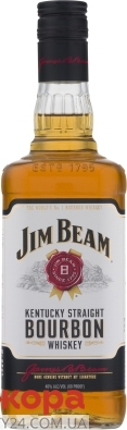 Віскі 40% Jim Beam Bourbon 700 мл – ІМ «Обжора»