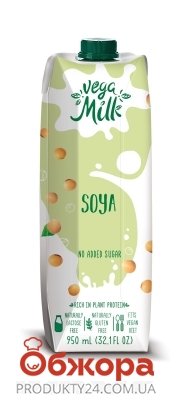 Напiй соєвий Vega Мilk 0,95 л – ІМ «Обжора»