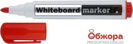 Маркер  круглий червоний Whiteboard D2800  2 мм – ІМ «Обжора»
