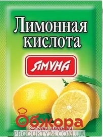 Приправа лимонна кислота Ямуна 100 г – ІМ «Обжора»
