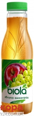 Нектар Біола 0.5л яблуко-виноград – ІМ «Обжора»