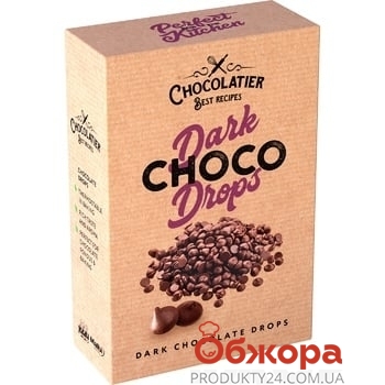 Шоколад  Chocolatier черный в каплях 80г – ИМ «Обжора»