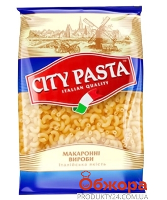 Макарони City pasta 800г ріжки – ІМ «Обжора»