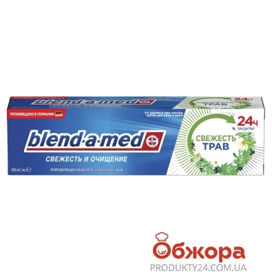 Зубная паста Blend-A-Med 100мл Свежесть и Чистота Свежесть трав – ИМ «Обжора»