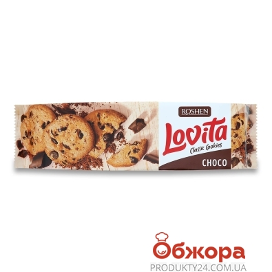 Печенье Lovita soft heart choco  Roshen 170 г – ИМ «Обжора»
