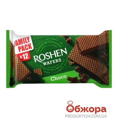 Вафли Рошен 216 г Wafers шоколад – ИМ «Обжора»