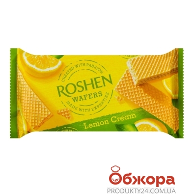 Вафлі Roshen Wafers 216г Lemon Cream – ІМ «Обжора»