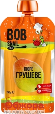Пюре фруктове Bob Snail 250г Груша – ІМ «Обжора»