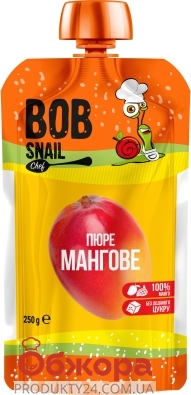 Пюре фруктове Bob Snail 250г Мангове – ІМ «Обжора»
