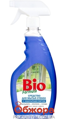 Засіб для миття скла з нашатирним спиртом Bio Formula 500г – ІМ «Обжора»