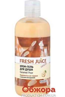Крем-гель для душа FJ 500мл caramel pear – ИМ «Обжора»