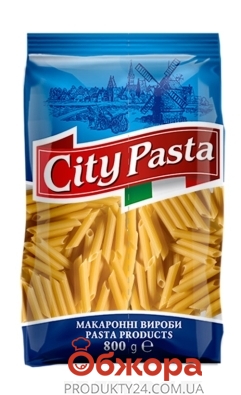 Макарони City pasta 800г пір`я – ІМ «Обжора»