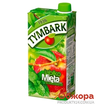 Напій Tymbark 1,0л яблуко-м`ята – ІМ «Обжора»