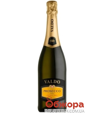 Вино ігристе Valdo Prosecco 0,75л Spumante Bianco Extra Dry – ІМ «Обжора»