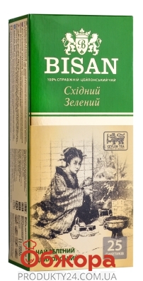 Чай Bisan 25п 1,5г Східний Зелений – ИМ «Обжора»