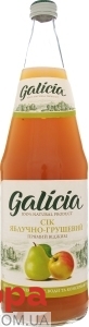 Сок Galicia 1,0л яблочно-грушевый неосветленный, стекло – ИМ «Обжора»